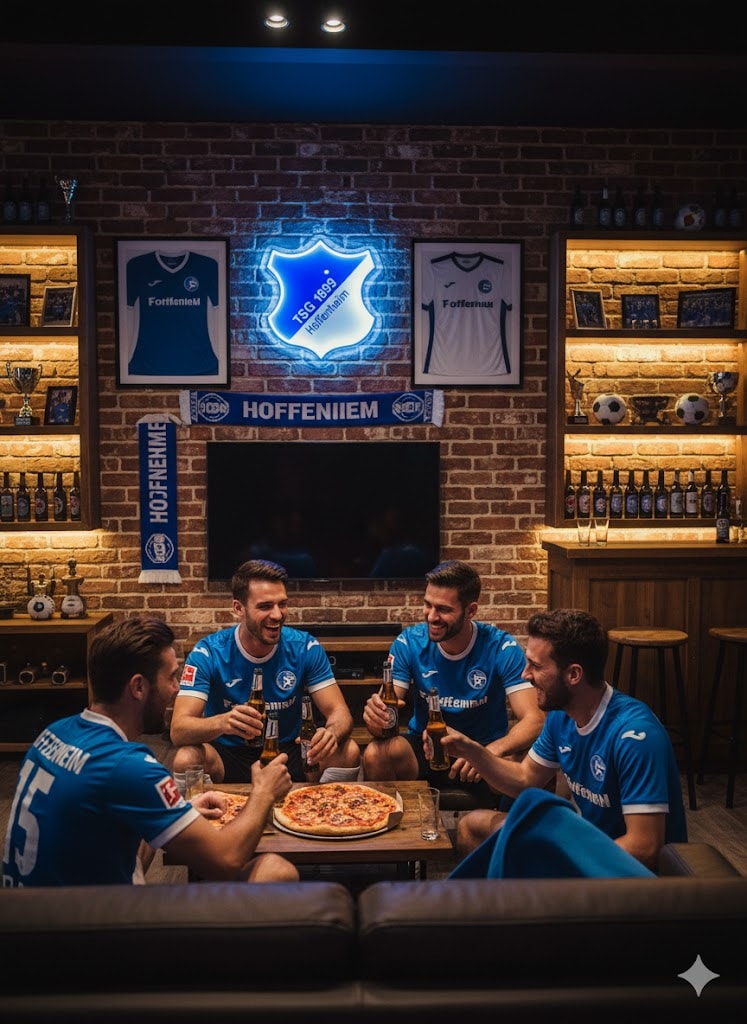 TSG 1899 Hoffenheim LED-Leuchtschild – echtes Stadion-Feeling für Zuhause