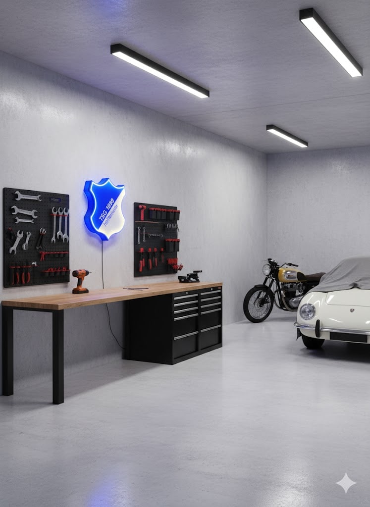 TSG 1899 Hoffenheim LED-Leuchtschild – echtes Stadion-Feeling für Zuhause