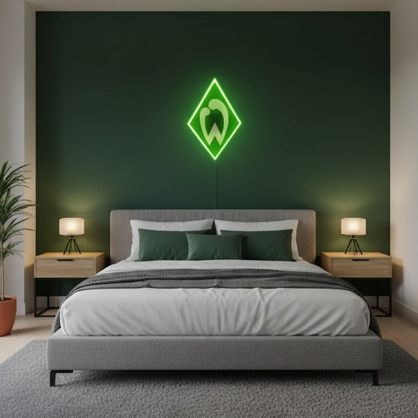 Werder Bremen LED-Leuchtschild – echtes Stadion-Feeling für Zuhause